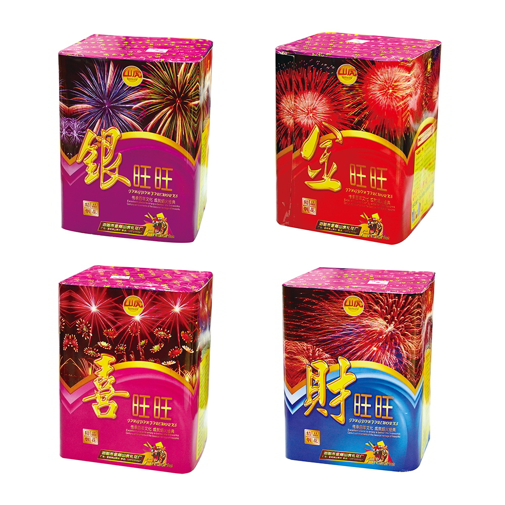 山虎烟花1.2寸30高30发礼花